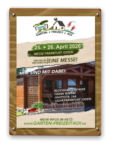 Besuchen Sie  uns auf der Messe 21. & 22 März 2026 21. + 22. März 2026  25. + 26. April 2026